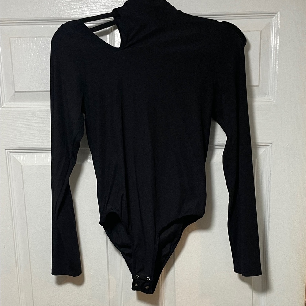 DL1961 Marianna Hewitt Black Ribbed bodysuit